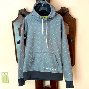 Burton polka-dot hoodie sweatshirt